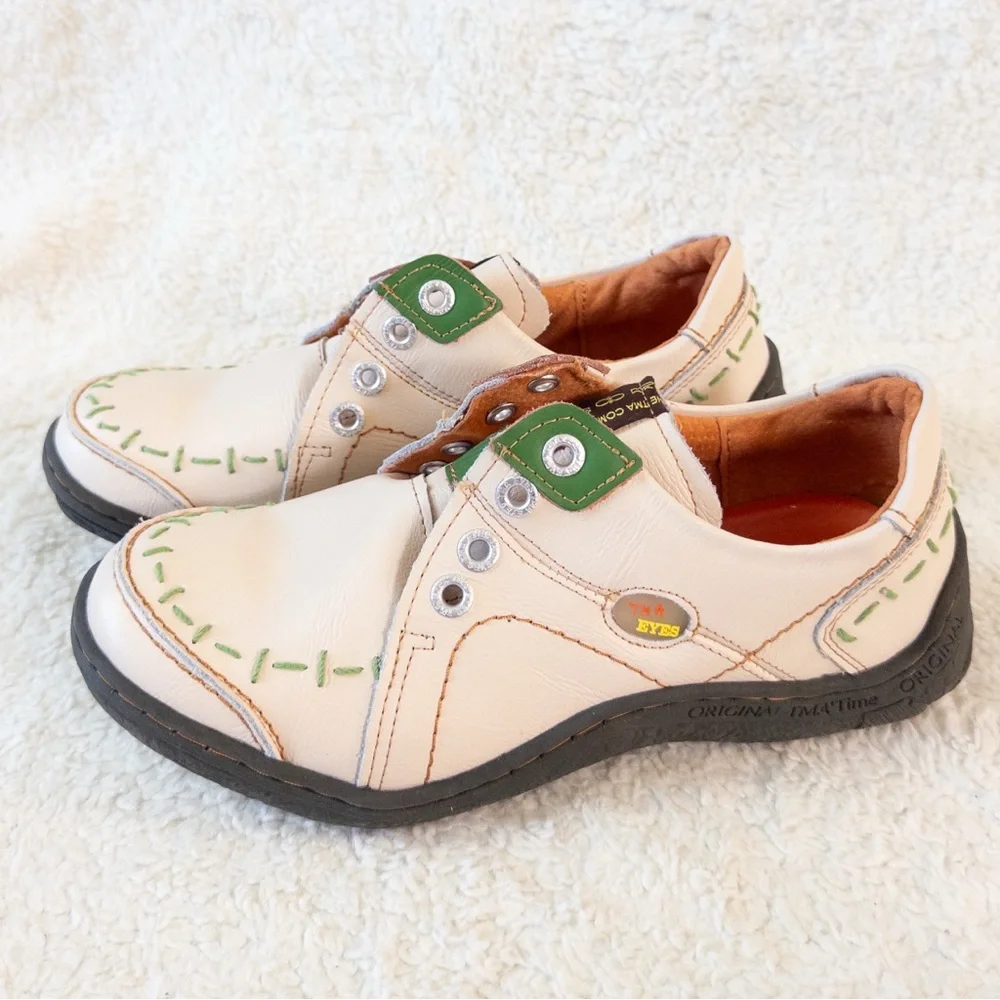 TMA Time Women’s Leather Hand-Stitched Shoes Size 41 (US 9.5–10)